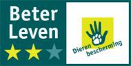 Beter Leven kenmerk met 2 sterren