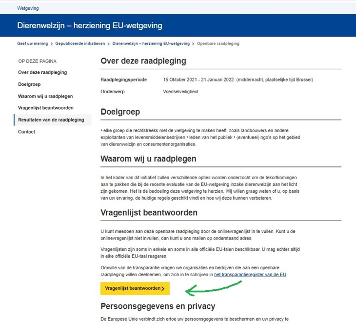 Handleiding vragenlijst dierenwelzijn