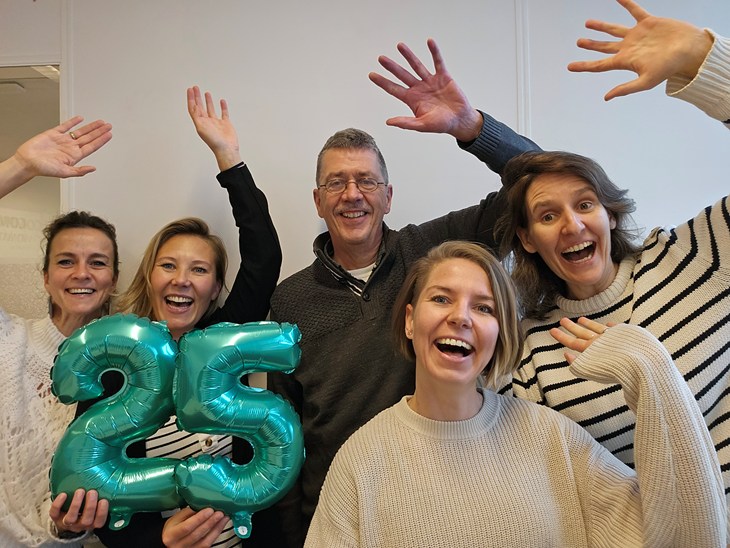 Teamfoto CIWF Nederland voor 25 jarig bestaan
